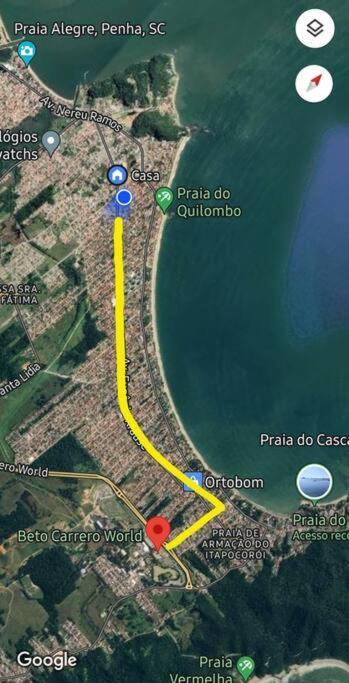 Вилла Kitinete Girassol 1 - Penha Sc - Beto Carrero Экстерьер фото
